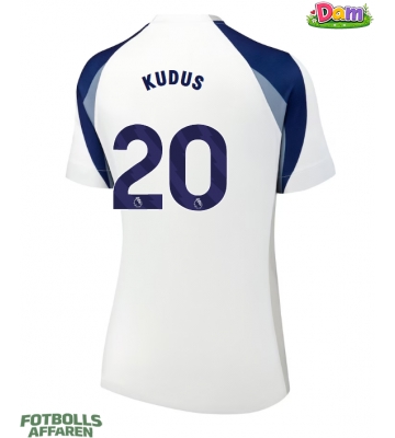 Tottenham Hotspur Mohammed Kudus #20 Hemmatröja Kvinnor 2025-26 Kortärmad